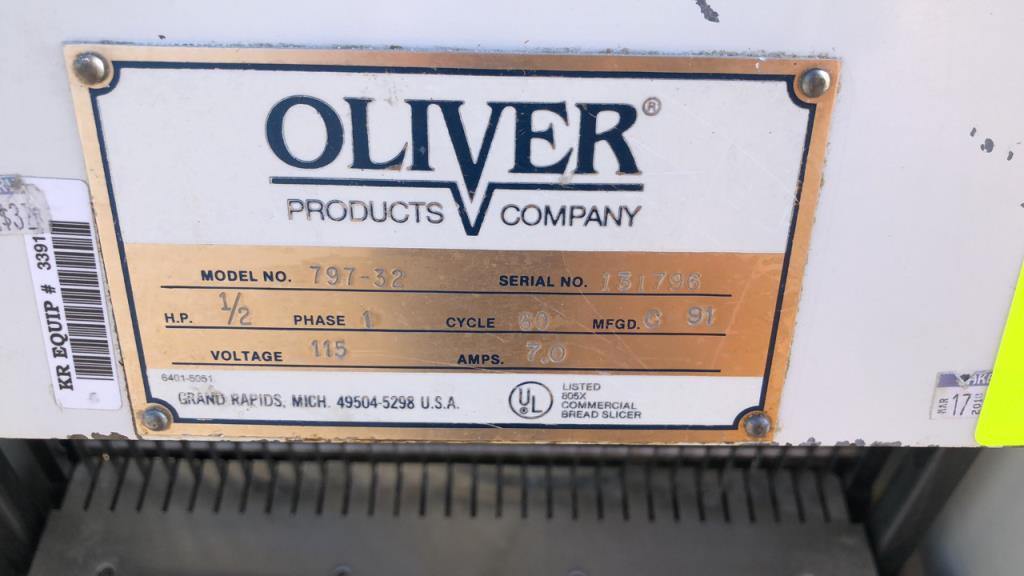 Oliver 797-32 Bread Slicer