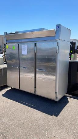 McCall 3 door stainless freezer