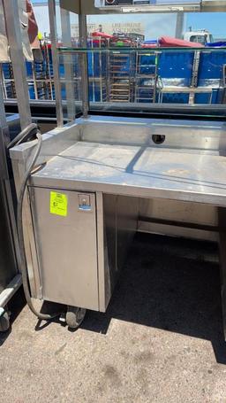 8ft stainless service cart