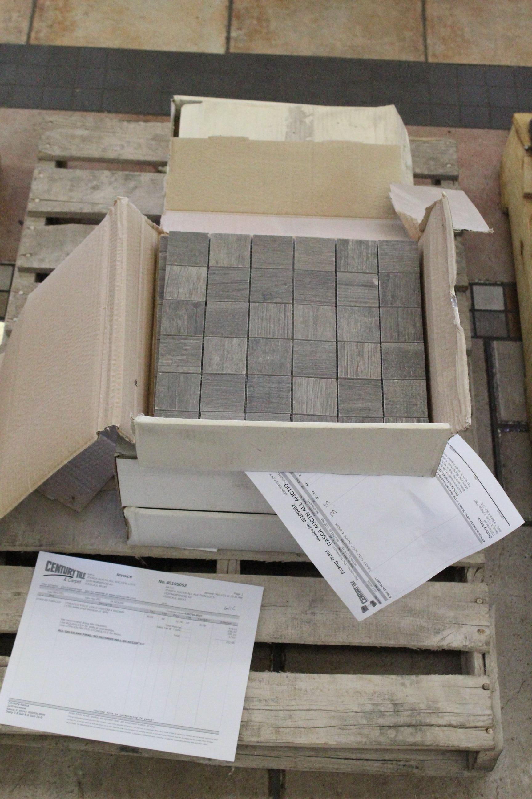 Pallet Of Unicom 12" x 12" 4 Brown Tile (36.83 SF)