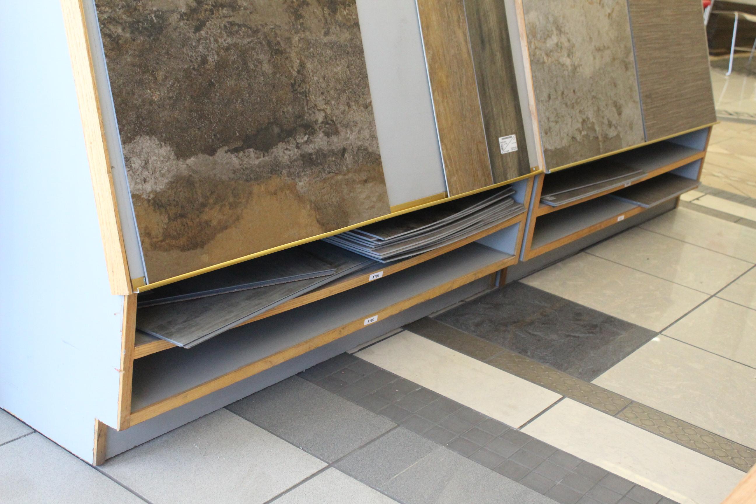 Double-Sided Flooring Merchandisers