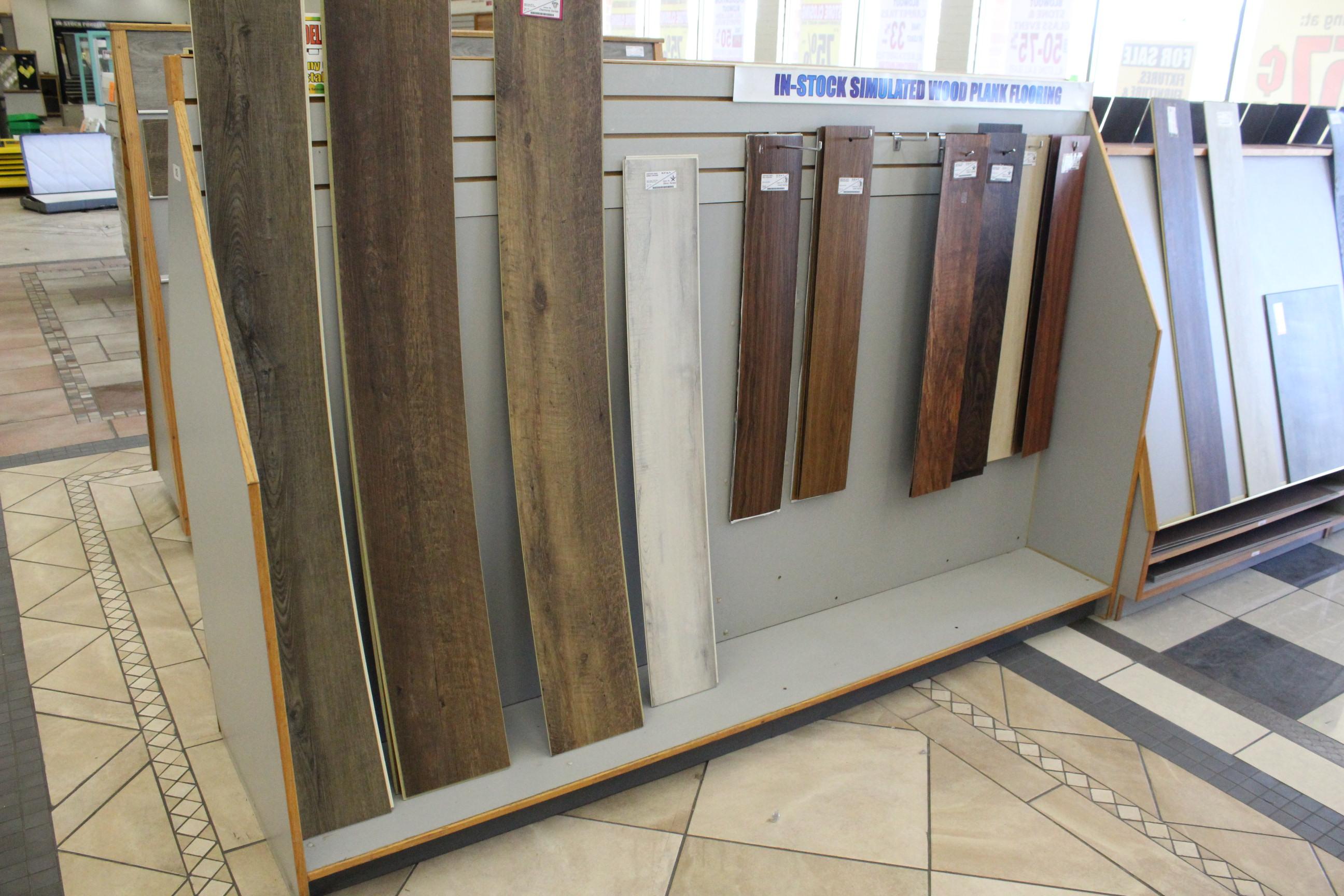 Double-Sided Flooring Merchandisers