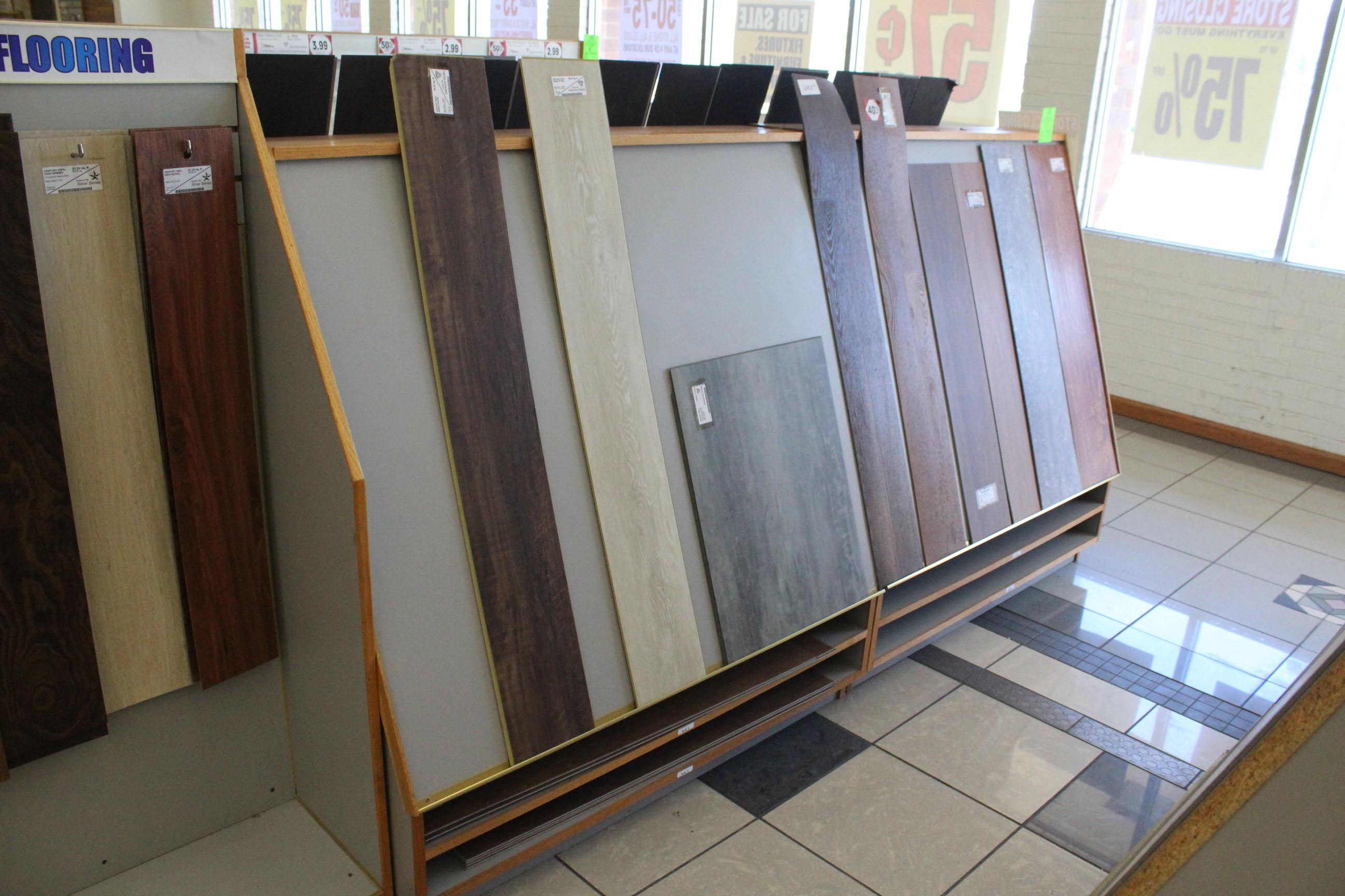 Double-Sided Flooring Merchandisers