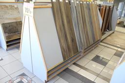 Double-Sided Flooring Merchandisers