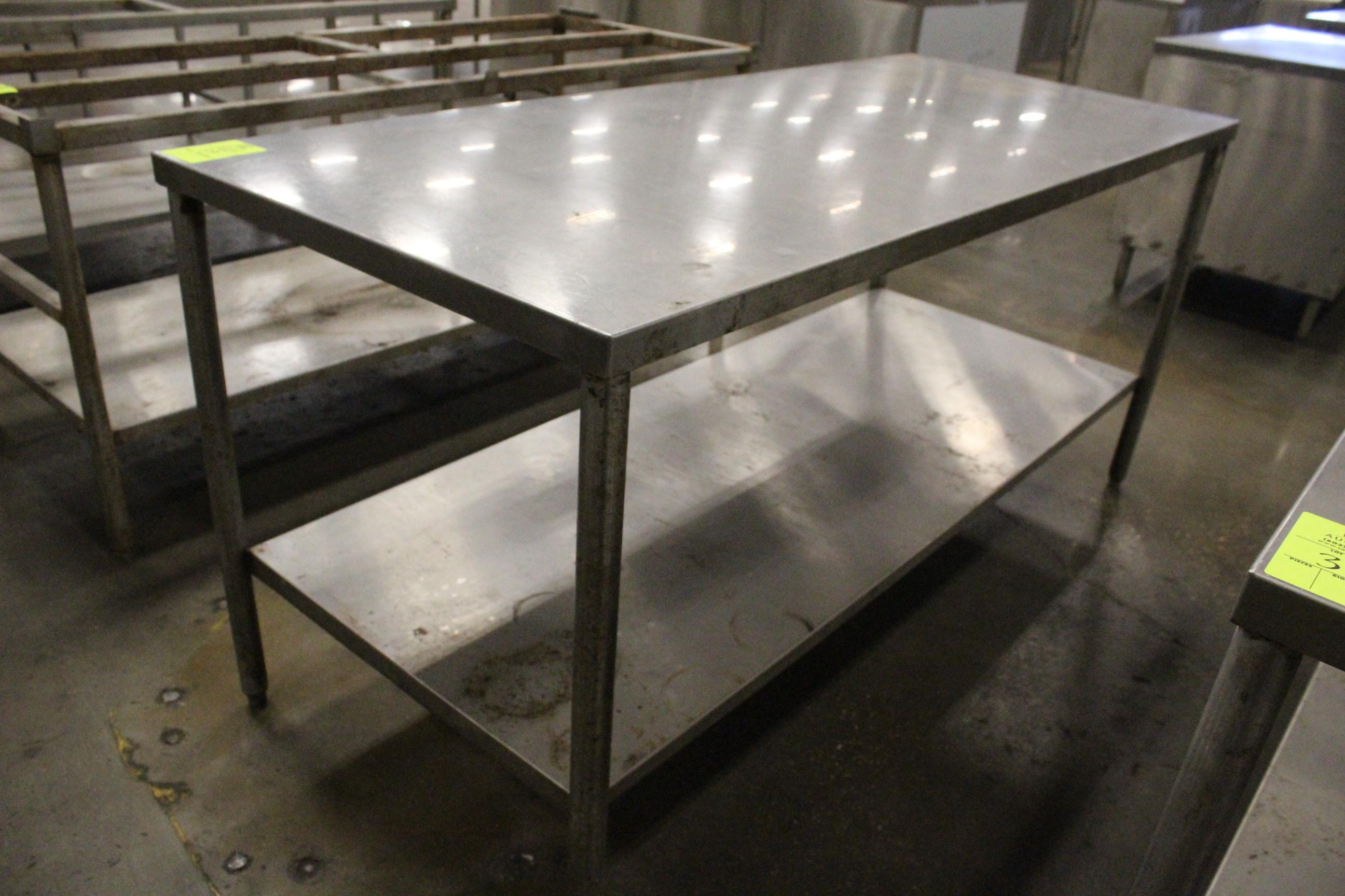 6' Stainless Steel Table