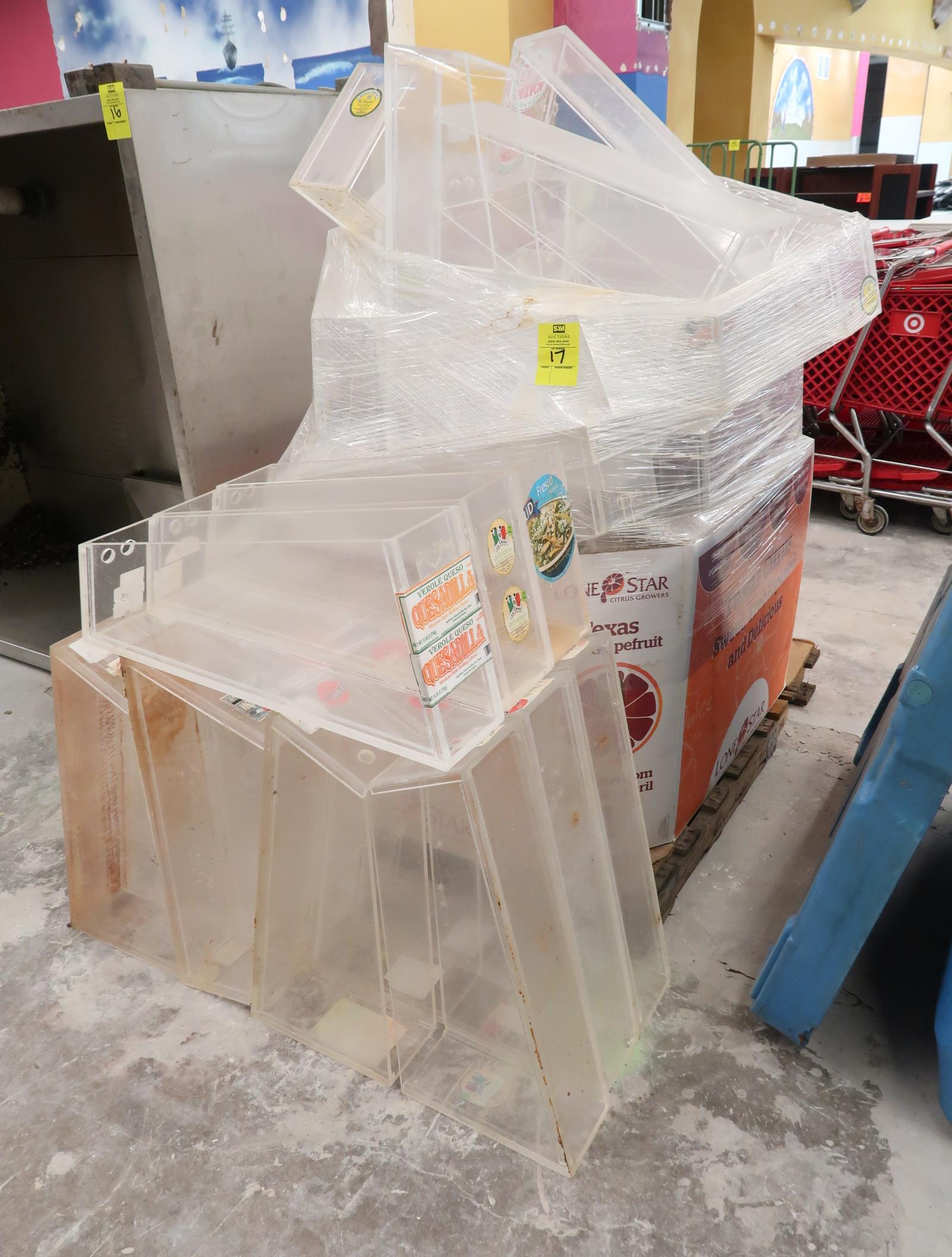 pallet of plastic bulk bins