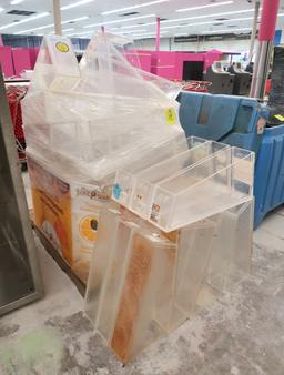 pallet of plastic bulk bins