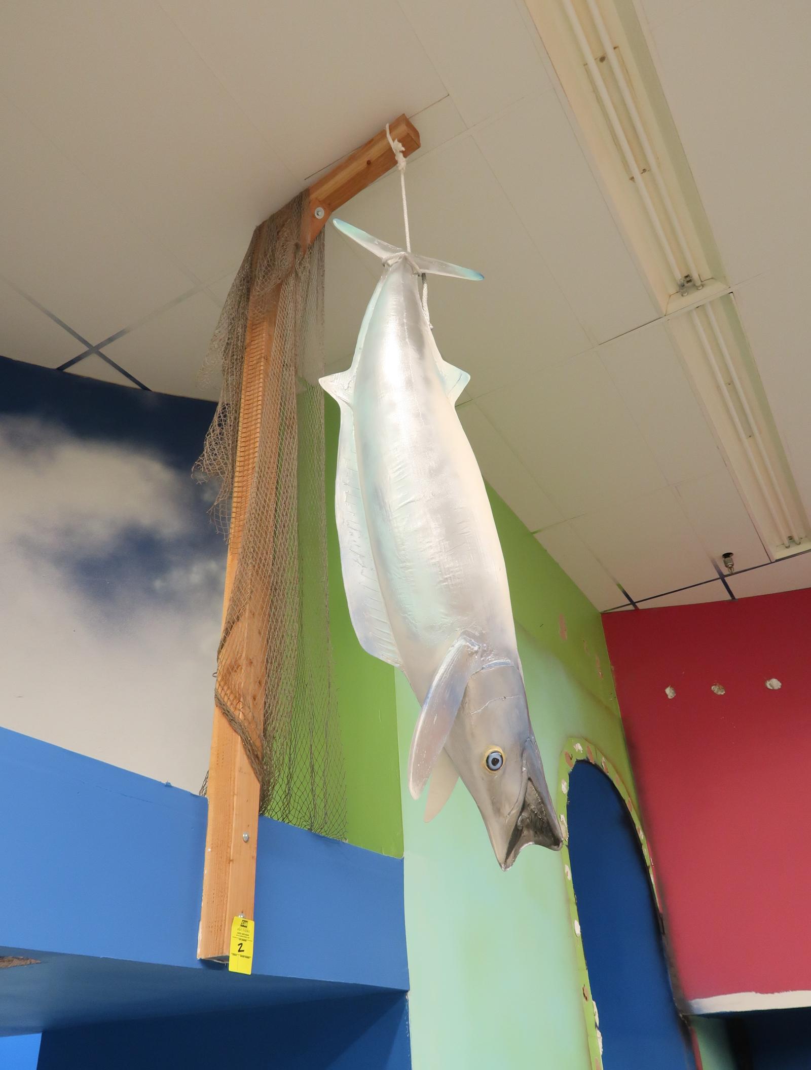 6' hanging fiberglass fish