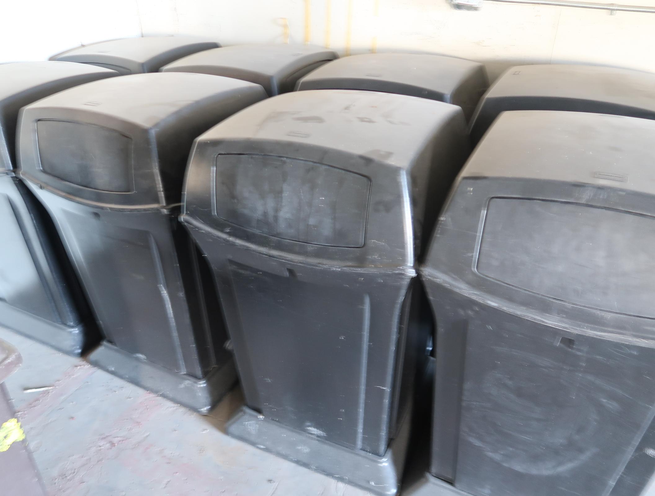 outdoor waste receptacles