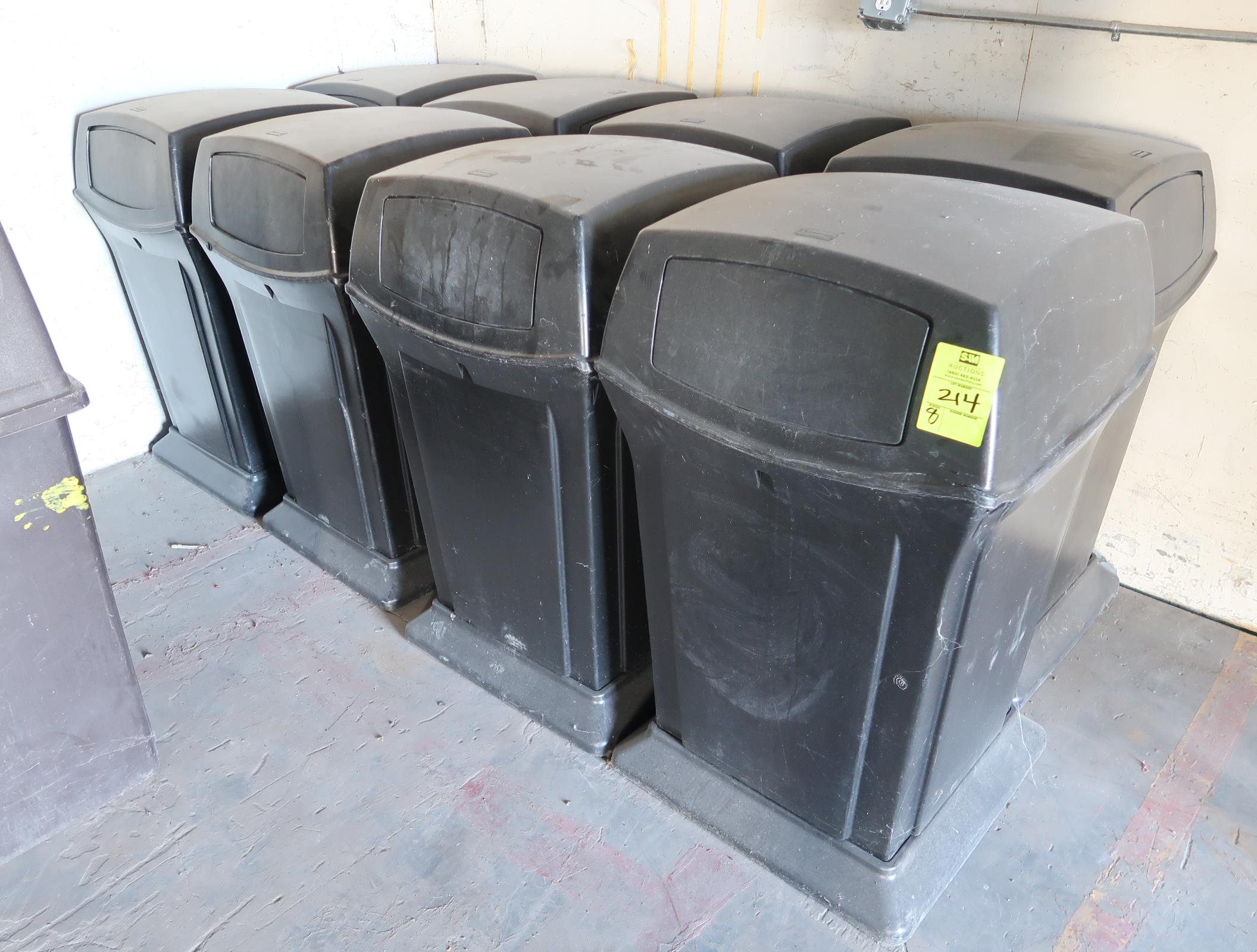 outdoor waste receptacles