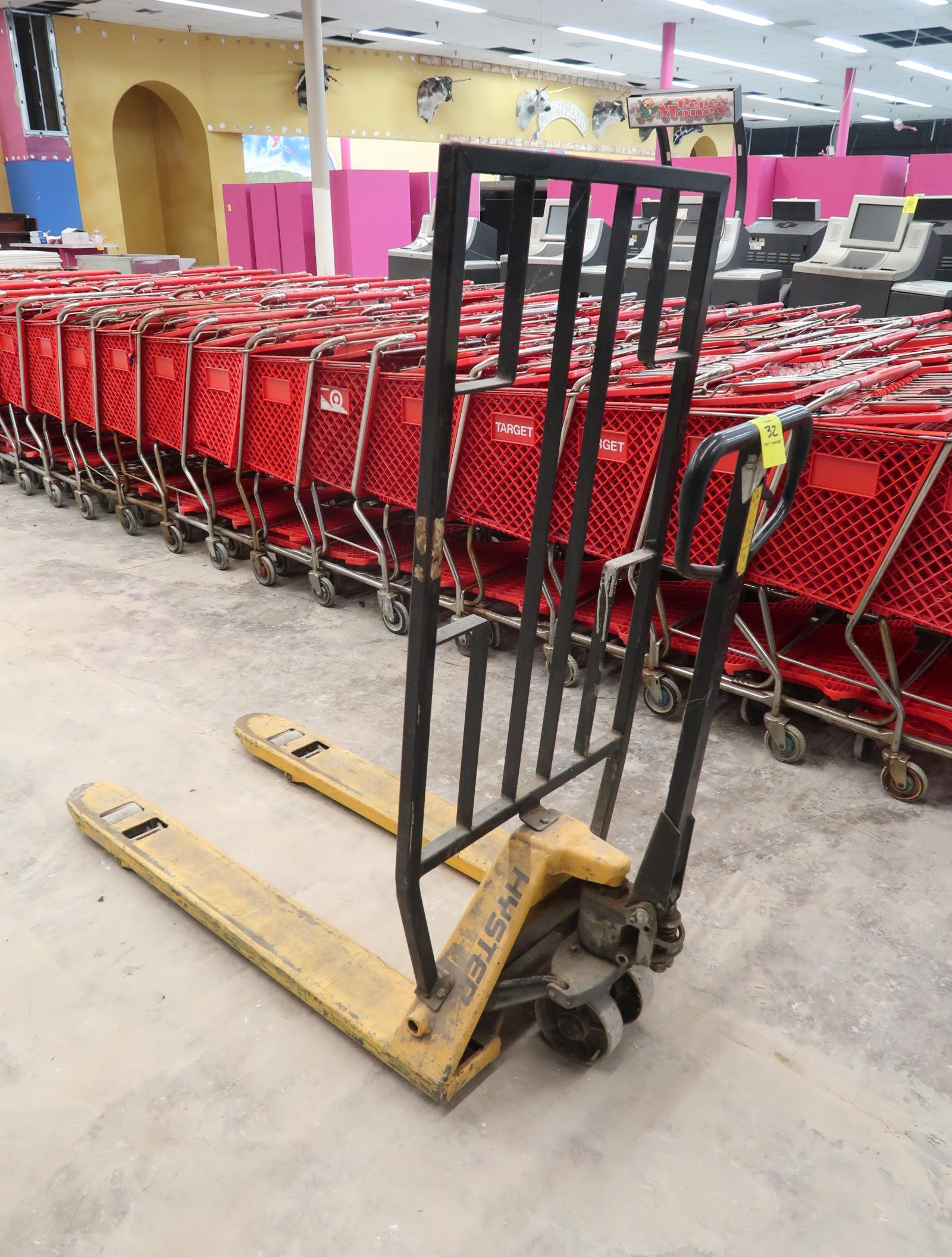 Hyster pallet jack, not lifting