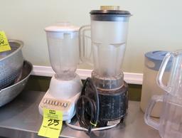 2) blenders, Hamilton Beach & Waring