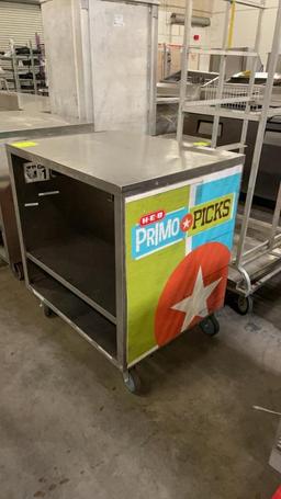 Stainless Sample Cart