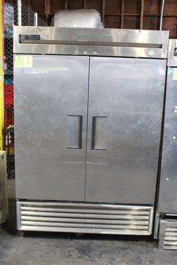 True 2 Door Stainless Freezer