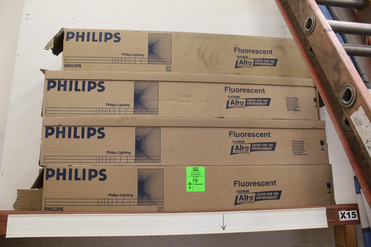 Boxes Of Phillips Fluorescent Bulbs