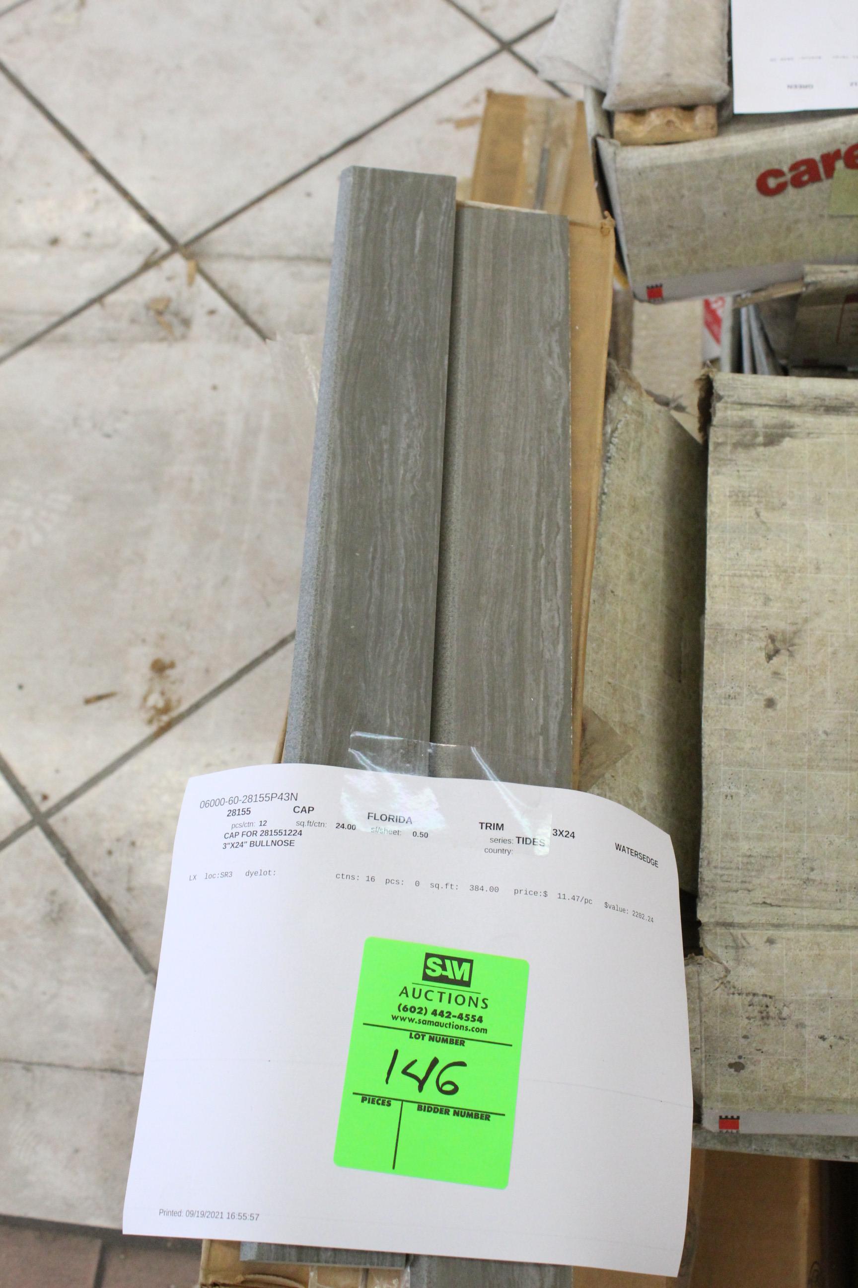 Pallet Of Assorted Trim Tile