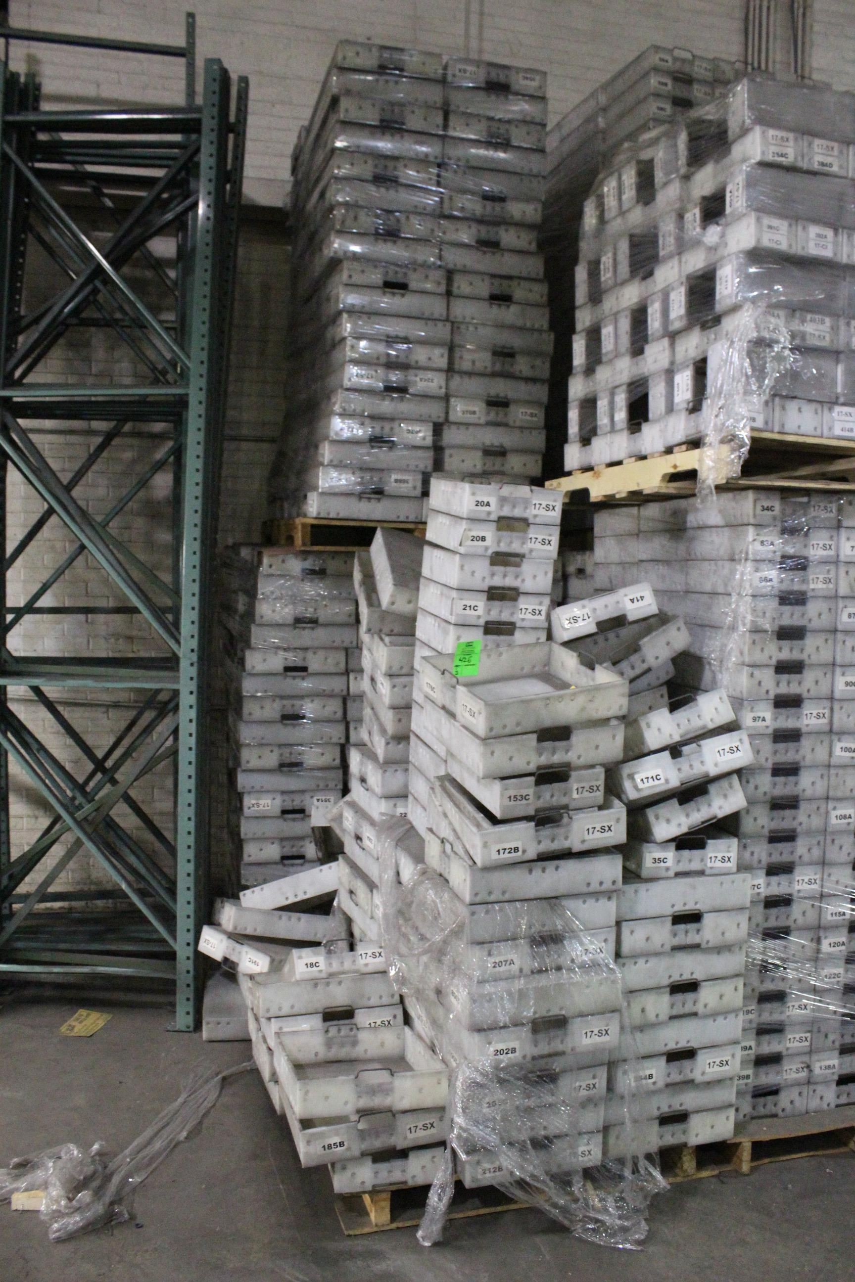 Pallets Of Poly Hardware Bins