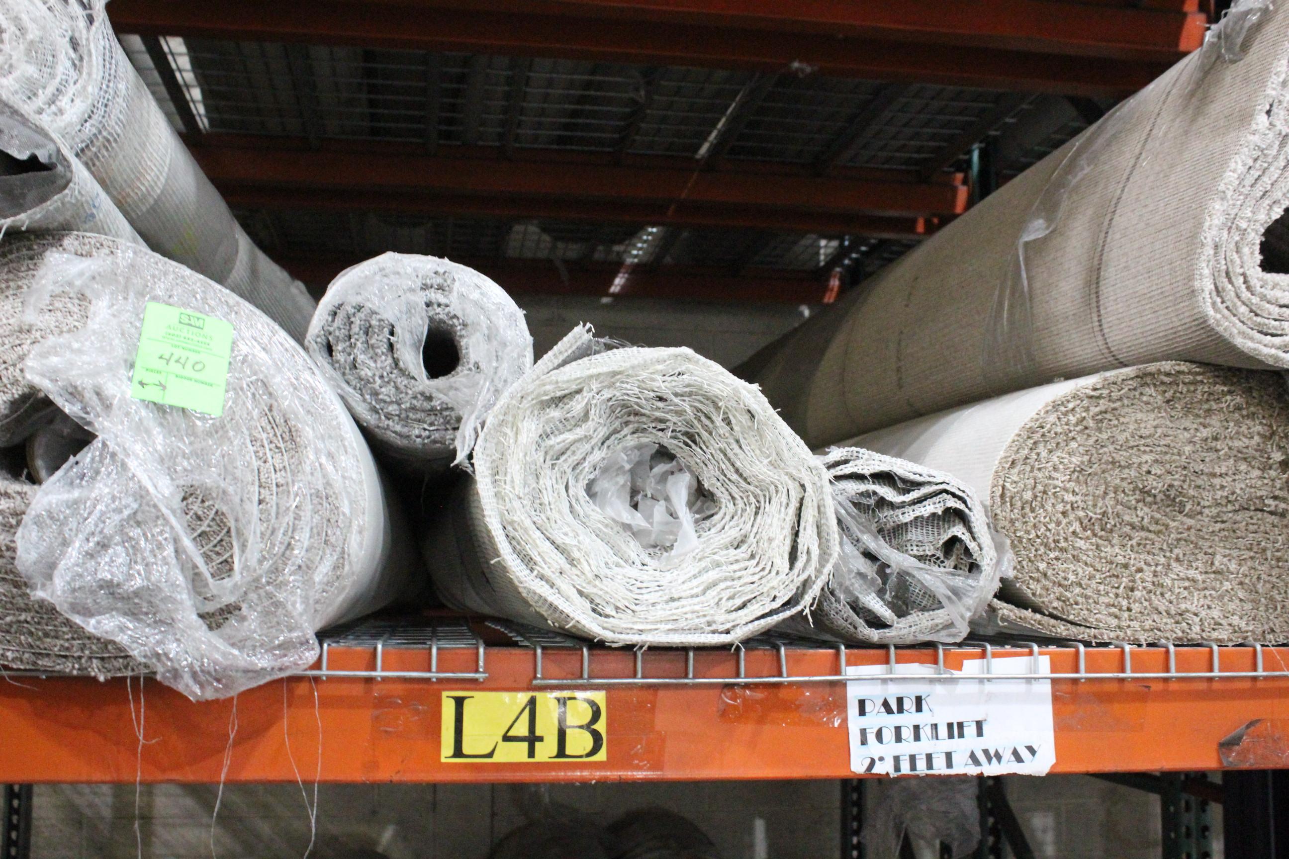 Assorted 12' Carpet Rolls