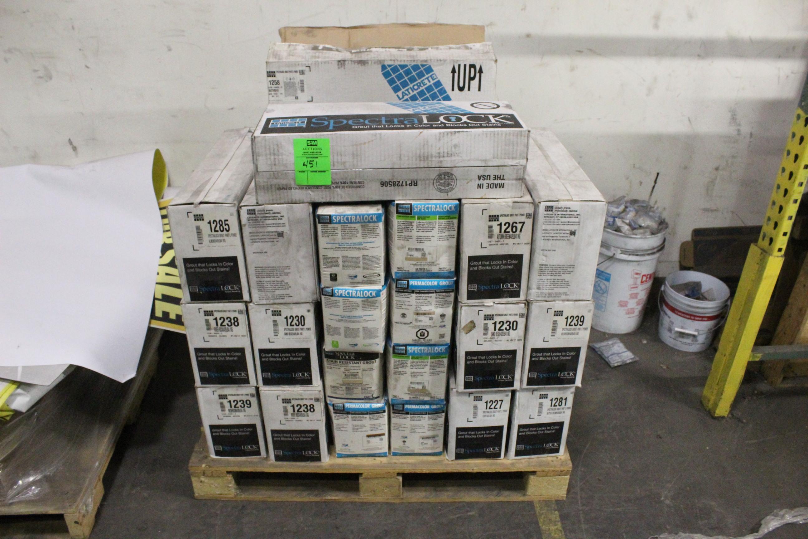 Pallet Of Laticrete SpectraLock