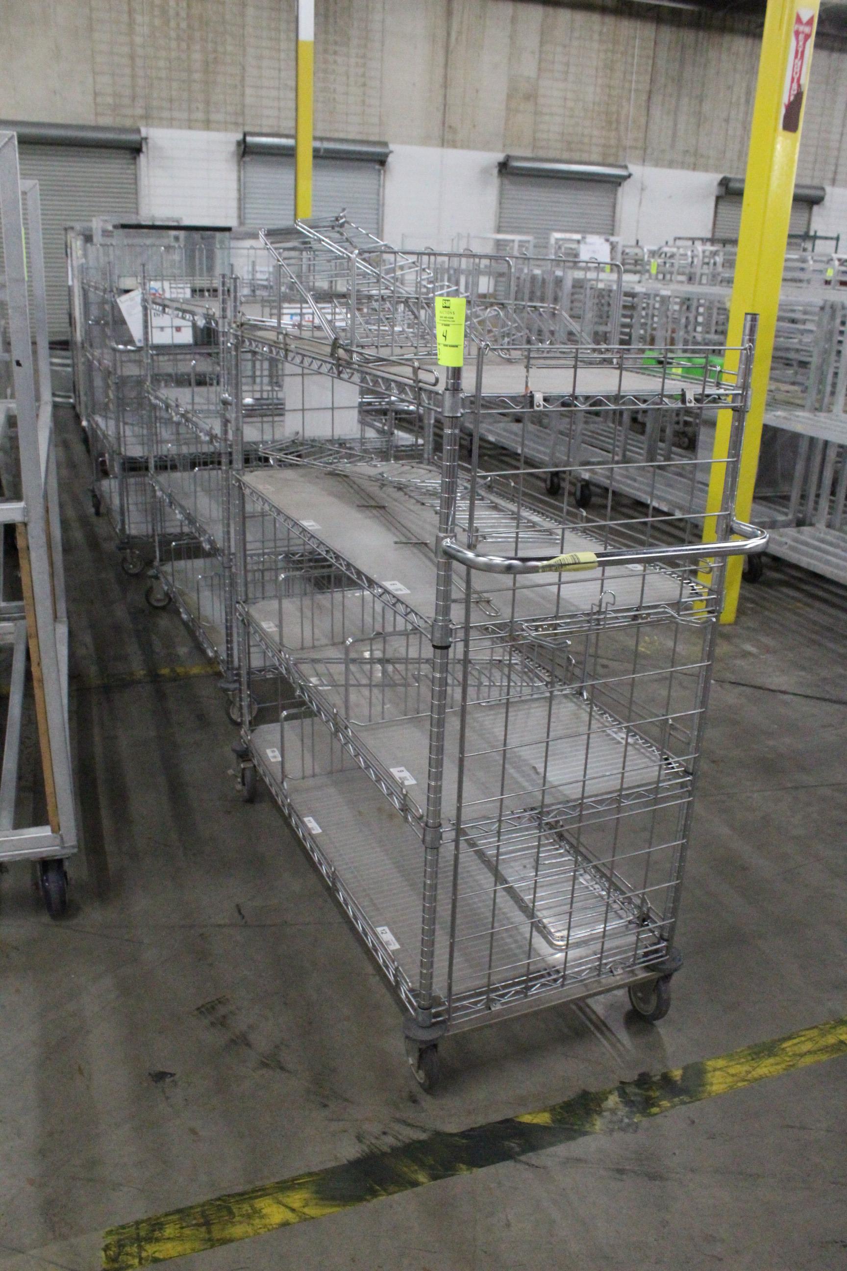 5' Stainless Stocking Carts