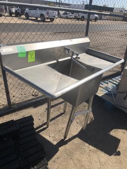 Stainless Steel Single Basin Sink