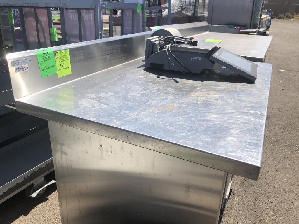 4’ Stainless Steel Table W/ Storage