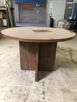 Round Wooden Table