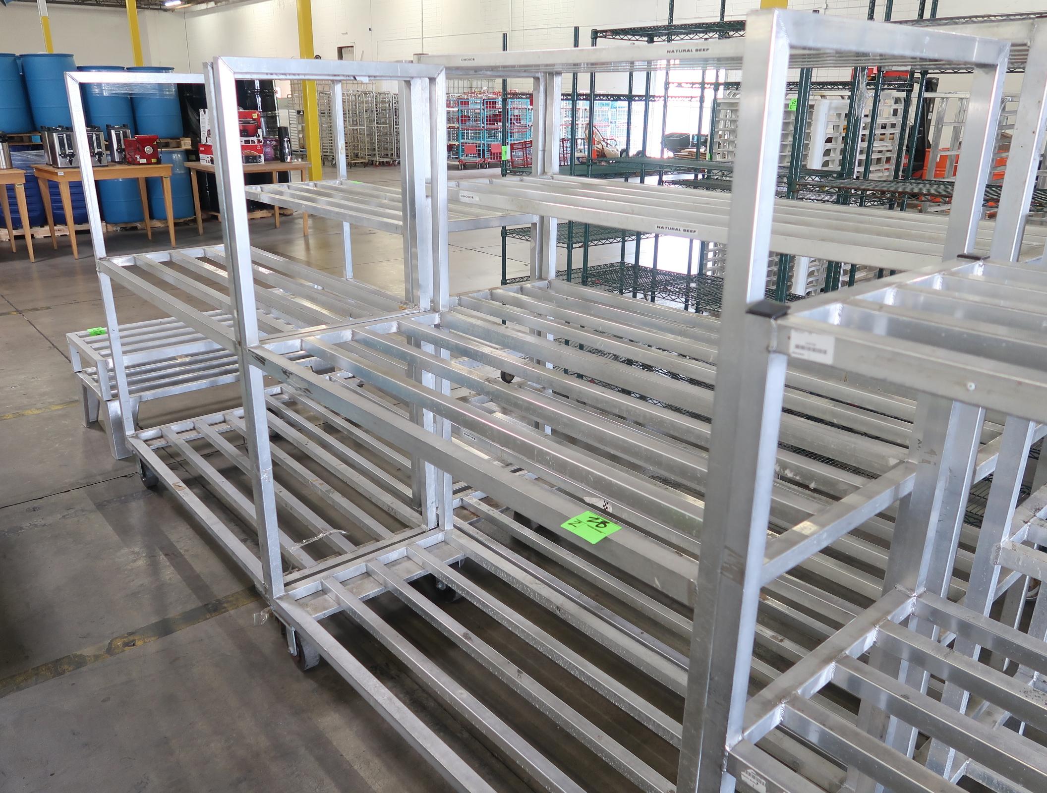 aluminum stocking carts