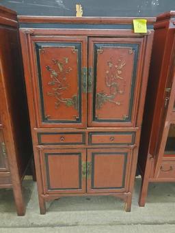 Antique Style Replica Cypress Cabinet