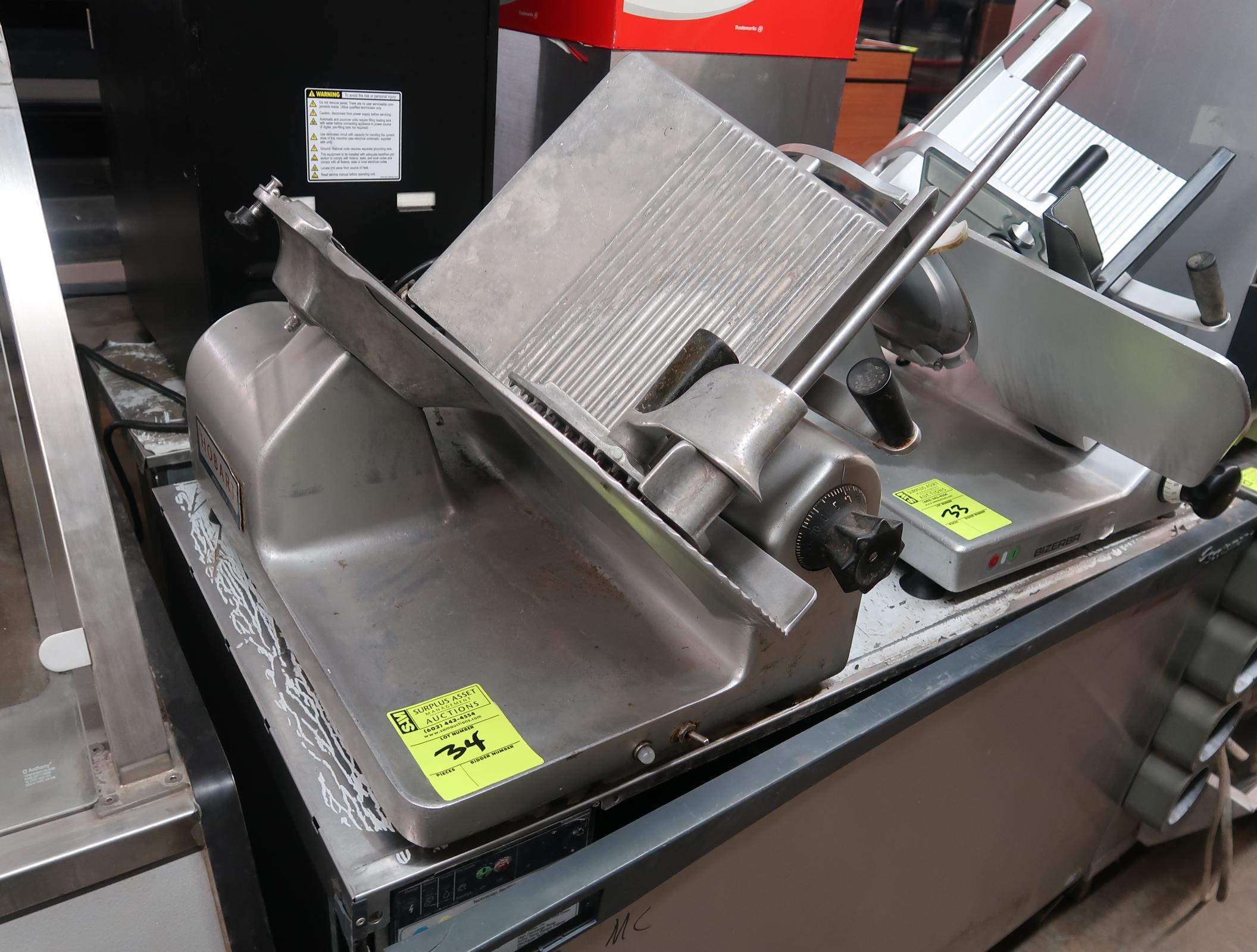 Hobart deli slicer