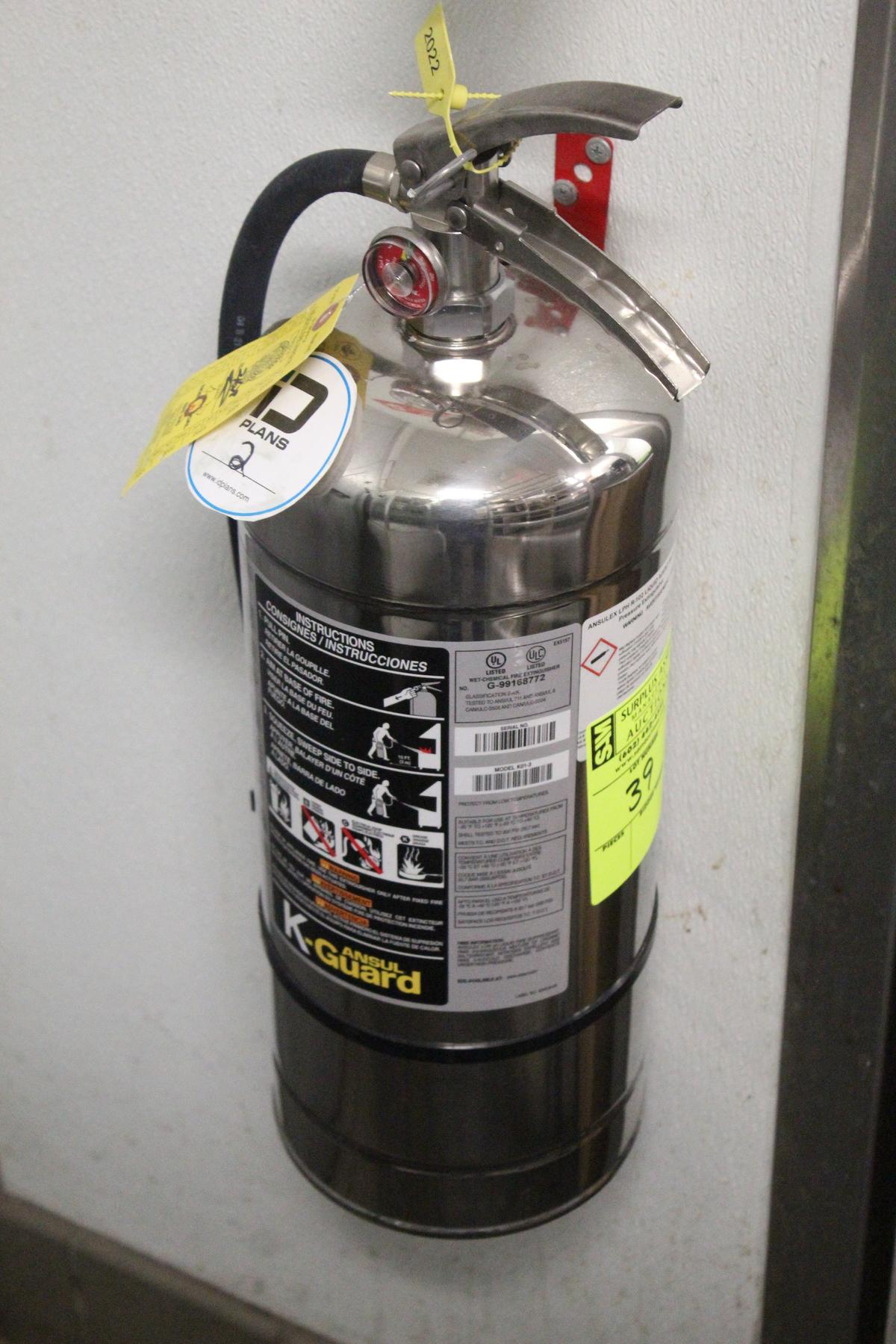 Ansul Guard Kitchen Fire Extinguisher
