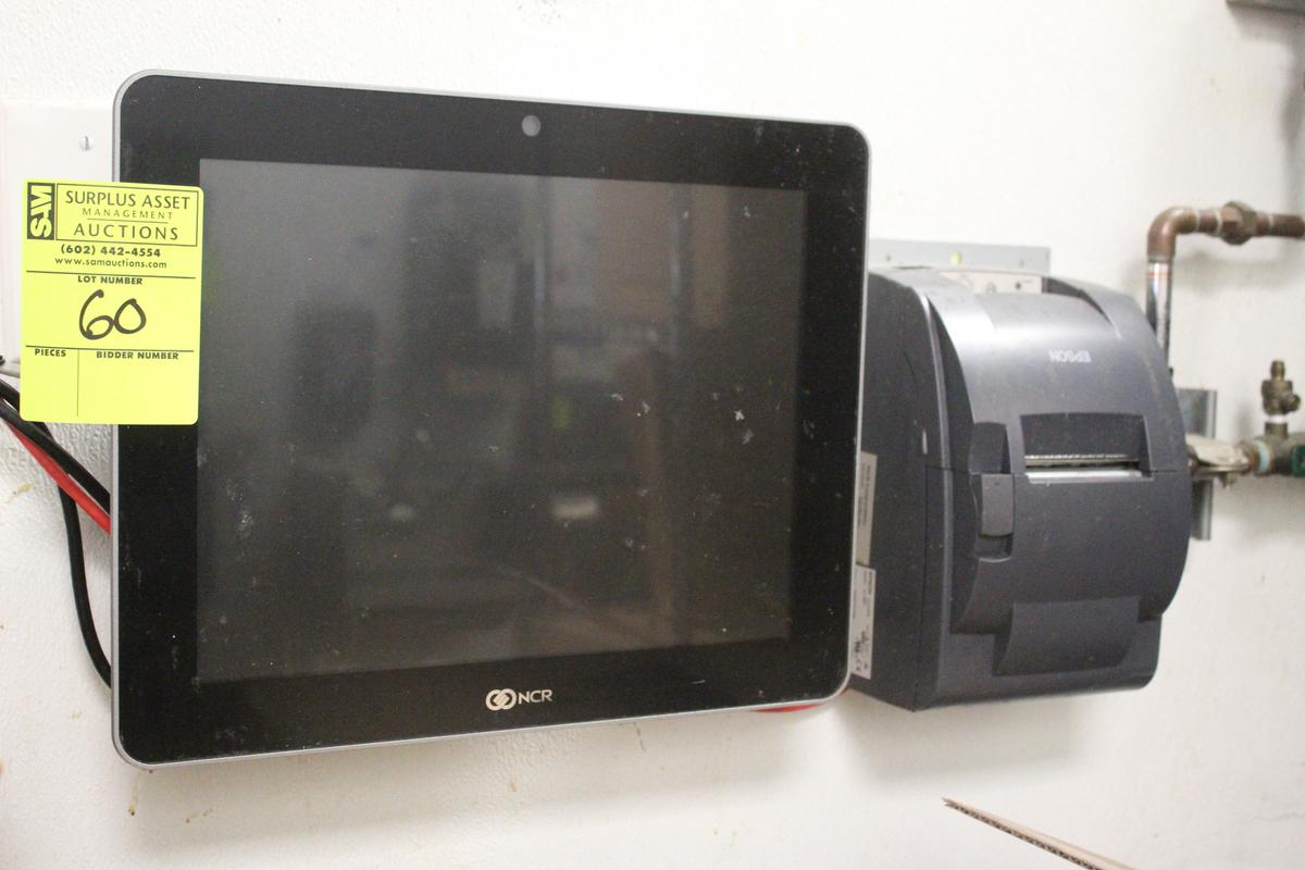 NCR Point Of Sales Tablet W/ Epson Receipt Printer