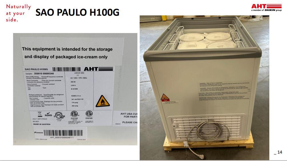 AHT Natural Refrigerant Chest Freezer