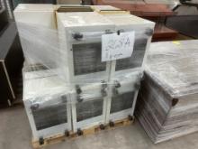 Pallet Of Portable Two Drawer File Cabinets