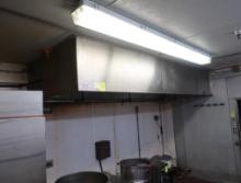 exhaust hood w/ Range Guard fire supression system