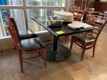 Cafe Table W/ 4 Chairs