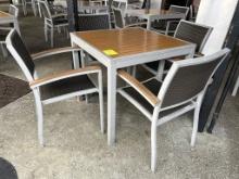 Patio Dining Table And 4 Chairs