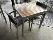 Patio Dining Table And 2 Chairs