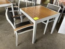 Patio Dining Table And 2 Chairs
