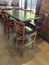 Bar-Height Table W/ 3 Chairs