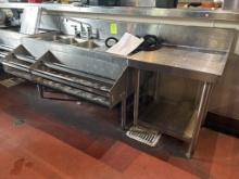 Stainless Steel Bar Back Sink And Table