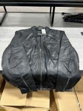 Corbani Men's Vintage Café Racer Leather Jacket XL