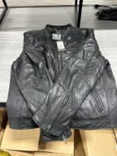 Corbani Men's Designer Biker Leather Jacket M