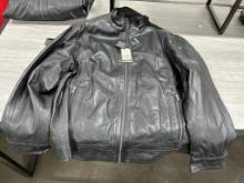 Corbani Men's Leather Motorcycle Jacket XXL