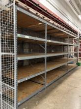 3 Sections of Wide Span Racking