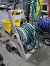 hose reel cart w/ hose