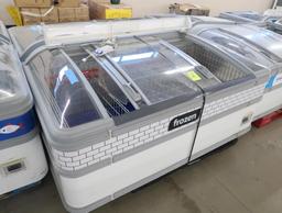 AHT self-contained freezer merchandiser, single-sided