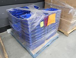 pallet of new plastic hand baskets