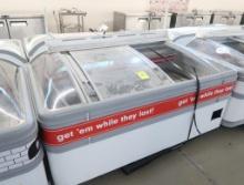 AHT self-contained freezer merchandiser, single-sided- for parts only