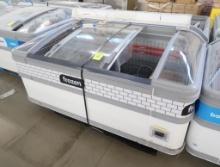 AHT self-contained freezer merchandiser, single-sided